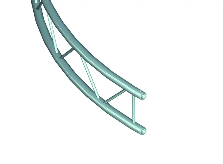 ALUTRUSS BILOCK element f.circle 4m ins. vert.90° 